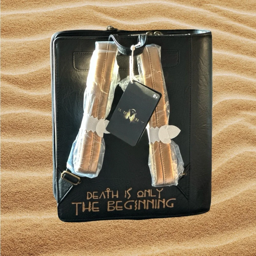 Loungefly the Mummy Book of the Dead Backpack - Picture 2 of 9